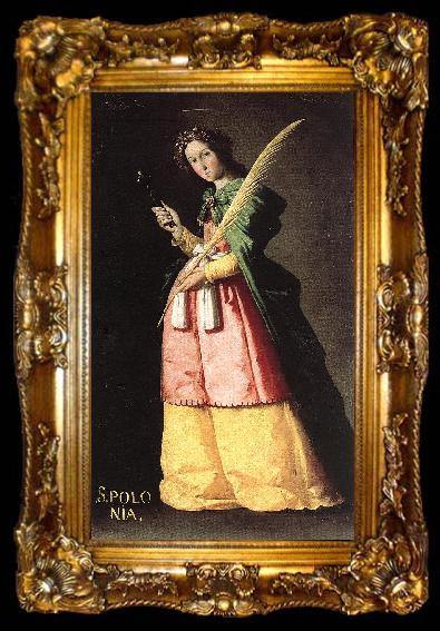 framed  ZURBARAN  Francisco de St. Apolonia, ta009-2